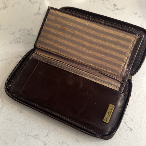 Perlina zip around wallet with removable checkbook - Picture 8 of 11